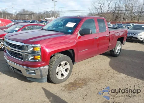2014 Chevrolet Silverado 1500 2Lt из США, поврежденный, VIN 1GCVKREC0EZ290573